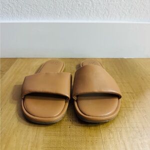 a new day Tan Slide Sandals